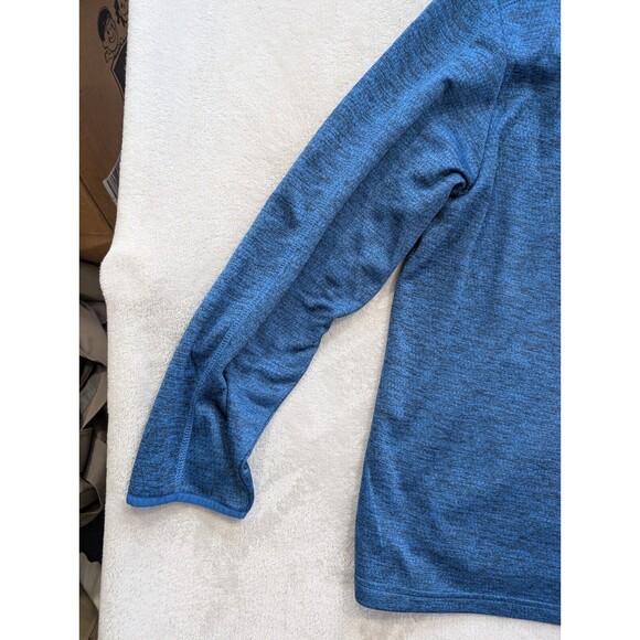 PGA TOUR Men's Long Sleeve Quarter Zip Golf Pullover XL BLUE Peacoat Heather - Picture 15 of 16
